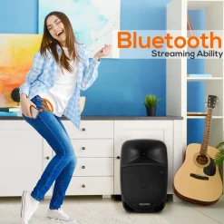 Portable Pa Speaker & Microphone System<Pyle New