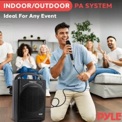 Portable PA Speaker System - Amplifies Voice - Rechargeable Battery<Pyle Sale