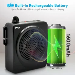Portable PA Speaker Voice Amplifier - 8hr Battery, Headset Mic, Compact<Pyle Discount