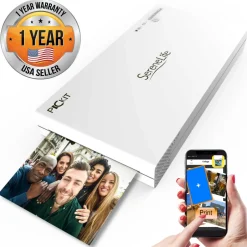 Portable Photo Printer - Instant Wireless Printing, 291dpi, Compact Size<SereneLife New