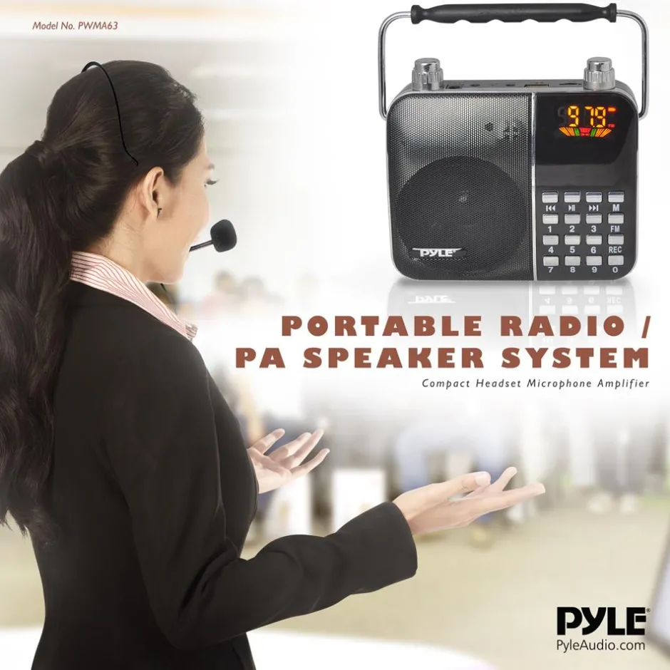 Portable Radio & Pa Speaker System<Pyle Discount