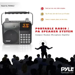 Portable Radio & Pa Speaker System<Pyle Discount