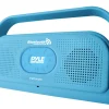 Portable Waterproof Speaker, 15hr Battery, Bluetooth, Blue<Pyle Clearance
