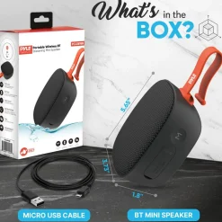 Portable Wireless Bt Streaming Mini Spea<Pyle Online