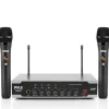 Portable Wireless Mic System - Crisp Audio, Bluetooth, Dual Handheld Mics<Pyle New