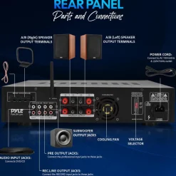 Pro Audio Home Theater Stereo Amplifier<Pyle Best