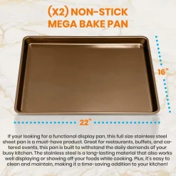 Professional Home Kitchen Bake Pans<NutriChef Hot