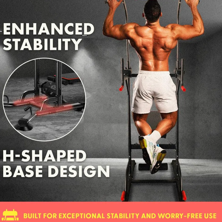 Pull-Up Workout Station, Strengthen Upper Body, Heavy Duty Steel Frame<SQUATZ Clearance