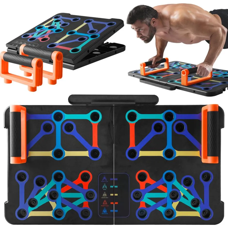 Push Up Board Home Workout Equipment Set<SQUATZ Sale