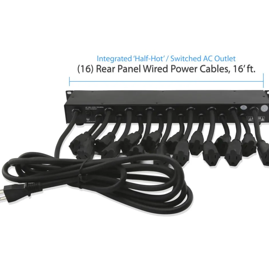 Rack Mount Power Conditioner with AC Outlets & USB<Pyle Discount