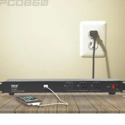 Rack Mount Power Conditioner with AC Outlets & USB<Pyle Discount