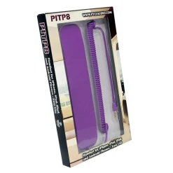Retro Pop Handset Easy Use Noise-Reducing Soft-Touch Purple<Pyle Best