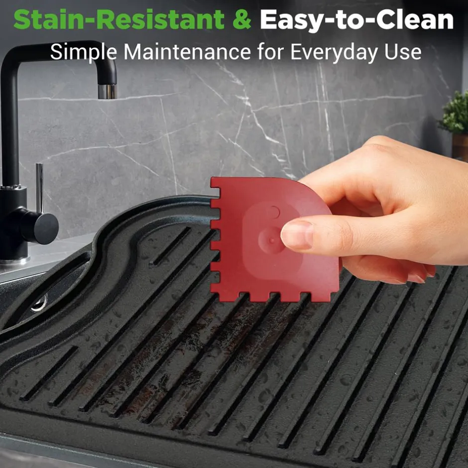 Reversible Cast Iron Griddle - Even Heat, Extra-Wide, Oven Safe<NutriChef Best