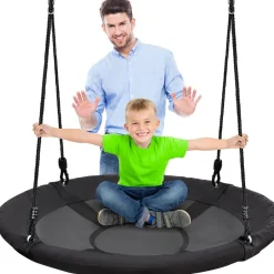 Saucer Swing for Kids - Relaxing Fun - 40" Waterproof Seat - Easy Setup<SereneLife Discount