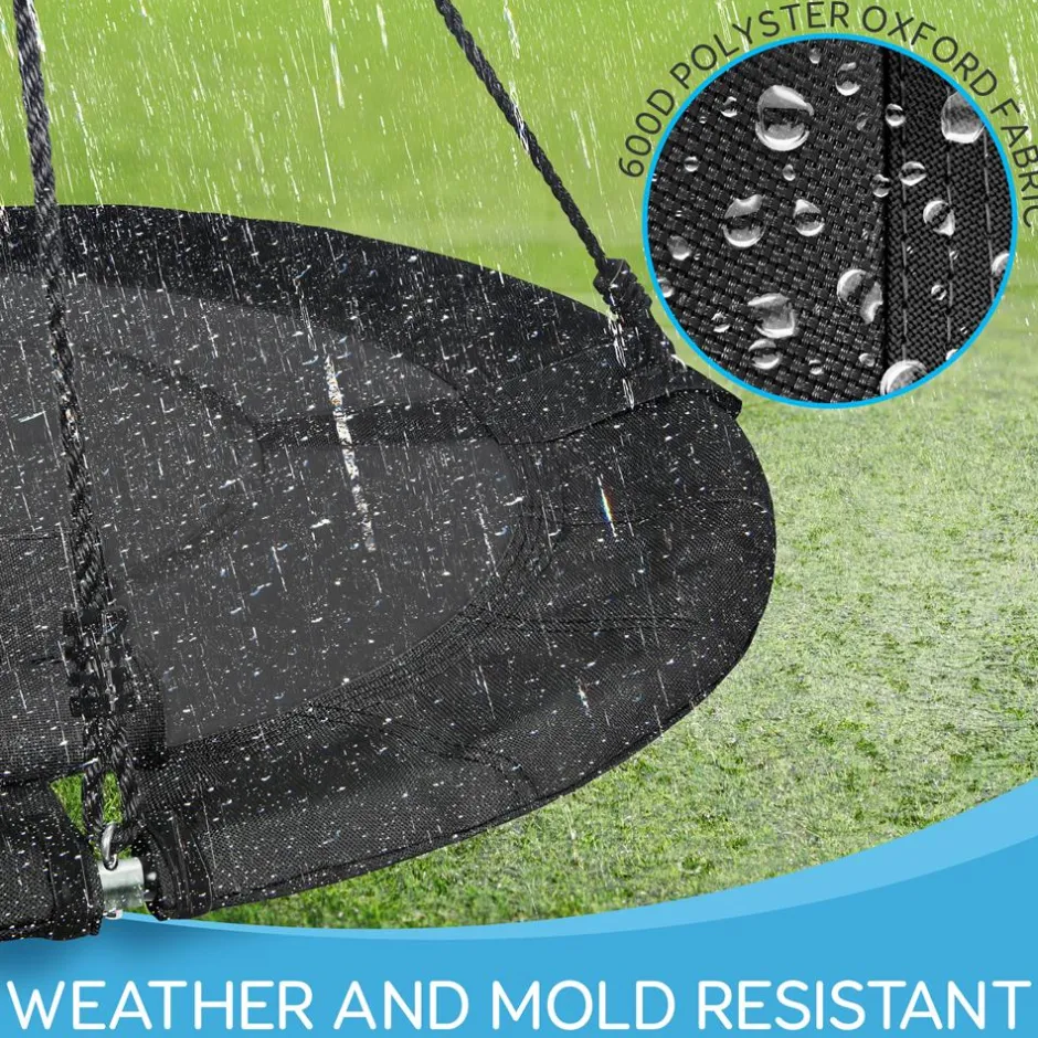 Saucer Swing for Kids - Relaxing Fun - 40" Waterproof Seat - Easy Setup<SereneLife Discount