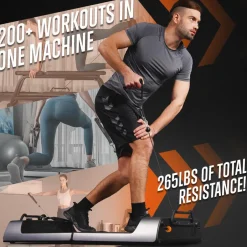 Smart Home Gym Board 265 lbs Resistance, Multifunctional Cable Machine<SQUATZ New