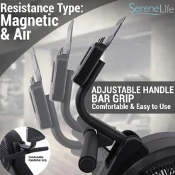 Smart Rowing Machine, 16-Level Magnetic Resistance, Bluetooth, Folding<SereneLife