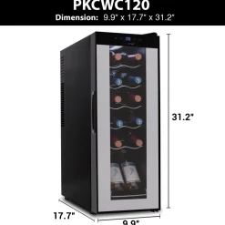 Smart Wine Cooler Refrigerator<NutriChef New