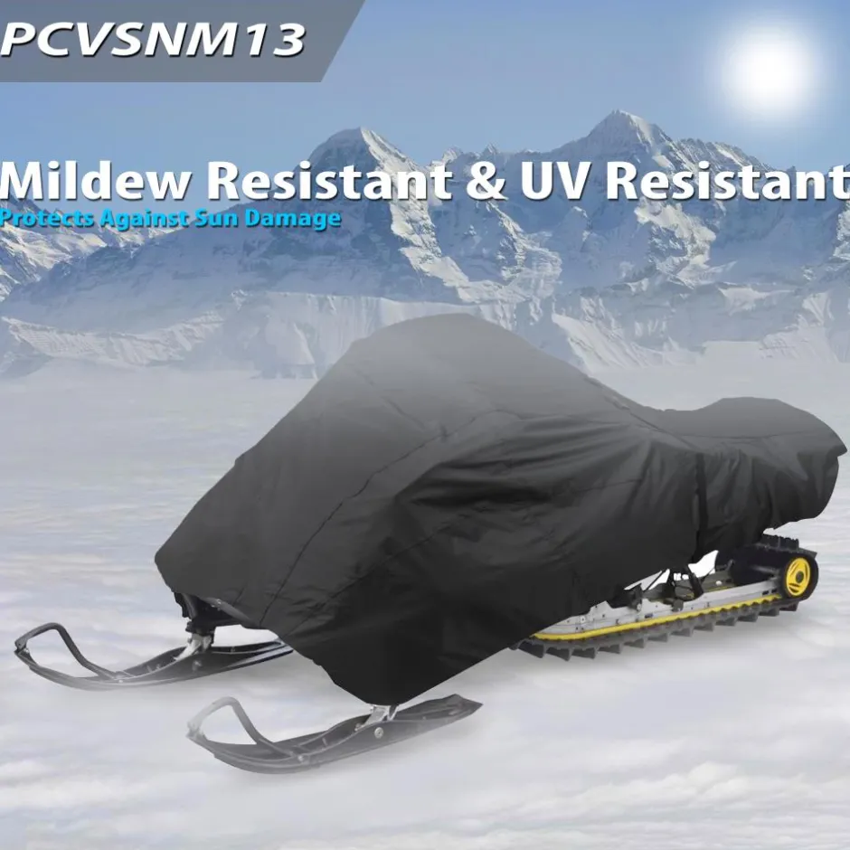 Snowmobile Cover Waterproof Marine Polyester 113" Quick Release Vents<Pyle Best