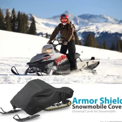 Snowmobile Cover Waterproof Marine Polyester Dual Vents 126-138