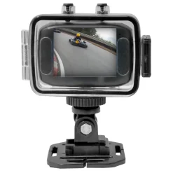 Sport Action Camera 720p HD Touchscreen Waterproof Case Silver<Pyle Clearance