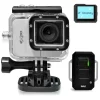 Sports Action Camera 1080p HD Video Waterproof Case Silver<Pyle
