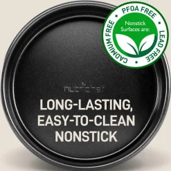 Stackable Non-Stick Bakeware Set, Easy Release Carbon Steel, Black<NutriChef Best