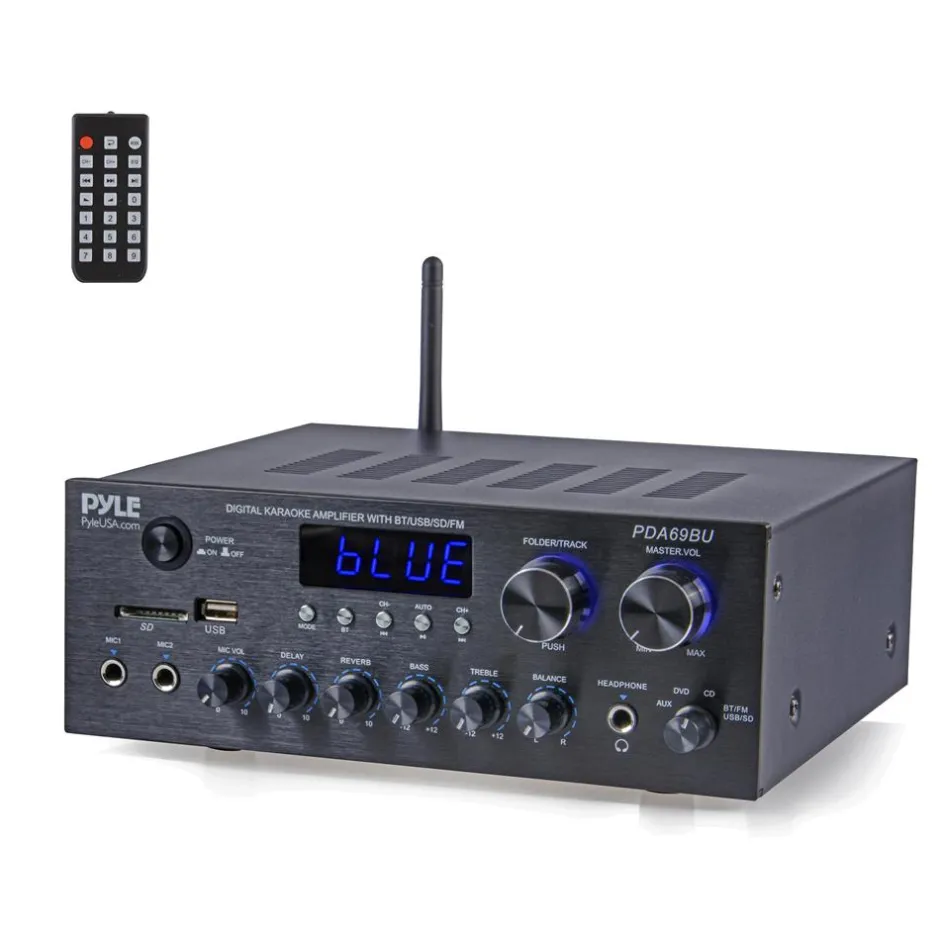 Stereo Amplifier with Bluetooth, 300W HiFi Sound, Metal Panel<Pyle Discount