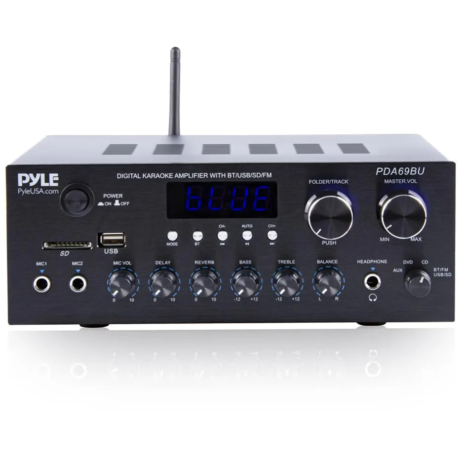 Stereo Amplifier with Bluetooth, 300W HiFi Sound, Metal Panel<Pyle Discount