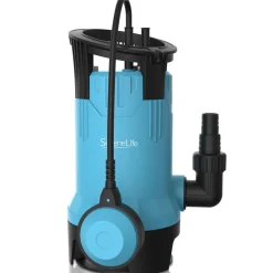 Submersible Sump Pump 3300GPH Auto Float Switch Blue Thermoplastic Body<SereneLife Discount