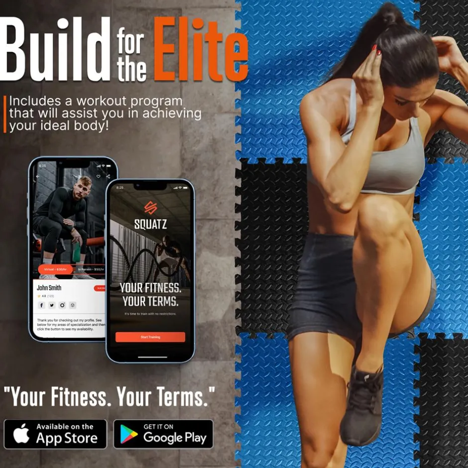 Thick Puzzle Exercise Mat<SQUATZ Discount