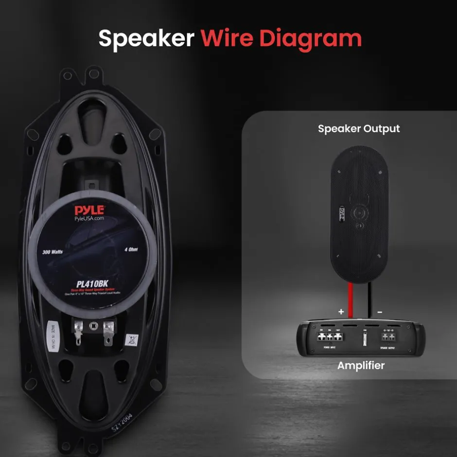 Three-Way Speaker System<Pyle Clearance