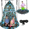 Tree Swing Tent for Kids - Relaxing Fun, Padded Seat, Camo<SereneLife New