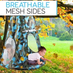 Tree Swing Tent for Kids - Relaxing Fun, Padded Seat, Camo<SereneLife New
