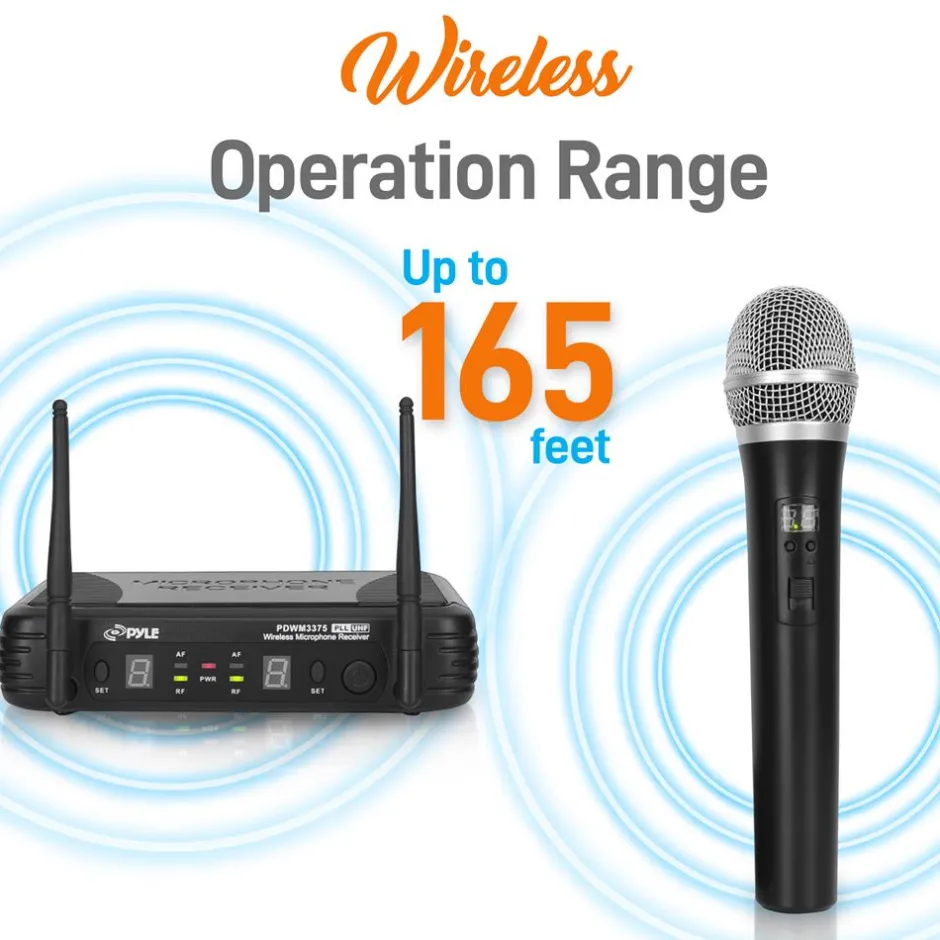 Uhf Wireless Microphone System Kit<Pyle Discount