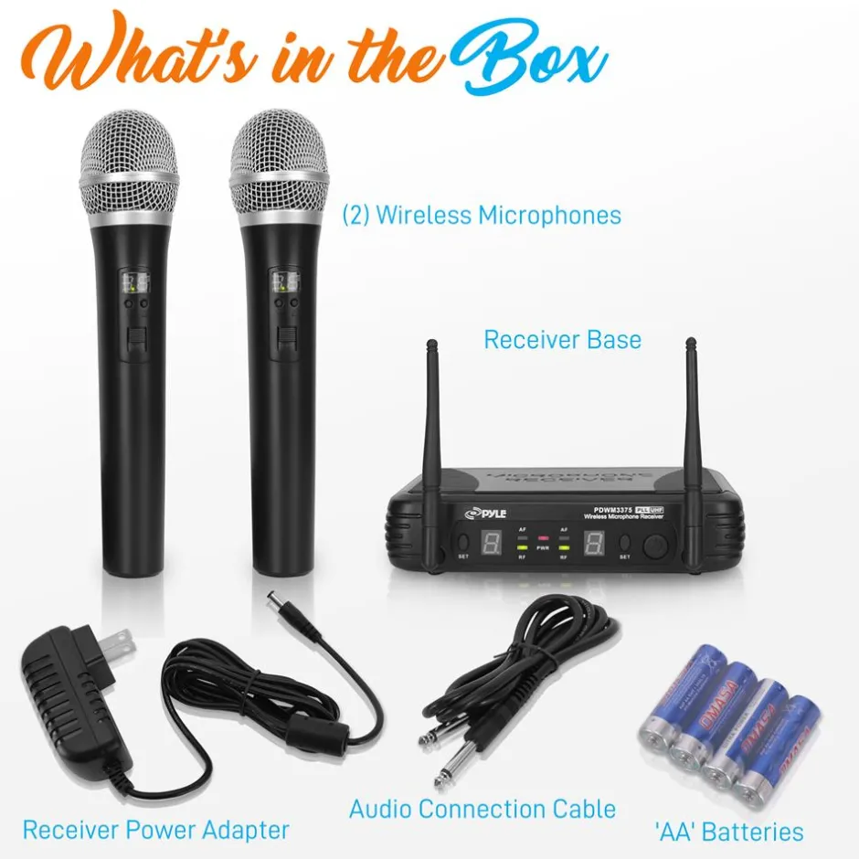 Uhf Wireless Microphone System Kit<Pyle Discount