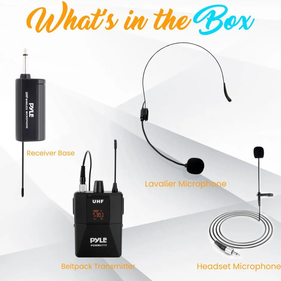 Universal Uhf Wireless Microphone<Pyle Hot