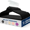 Velvet Hangers 10-Pack, Non-Slip, 360¬∞ Swivel Hook, Space-Saving<SereneLife Discount