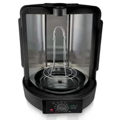 Vertical Rotisserie Oven, Fat-Reducing, Dual Heating, See-Through Window<NutriChef Best