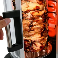 Vertical Rotisserie Oven, Energy Efficient, 1500W, Tempered Glass Door<NutriChef Hot