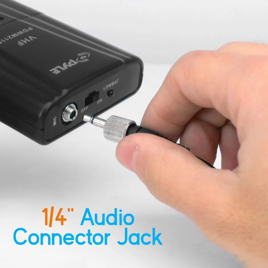 Vhf 2-Ch. Wireless Microphone System Kit<Pyle Best