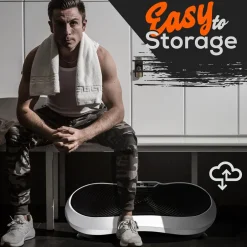 Vibration Platform for Weight Loss, 20 Speeds, ABS, Includes Remote<Hurtle Best