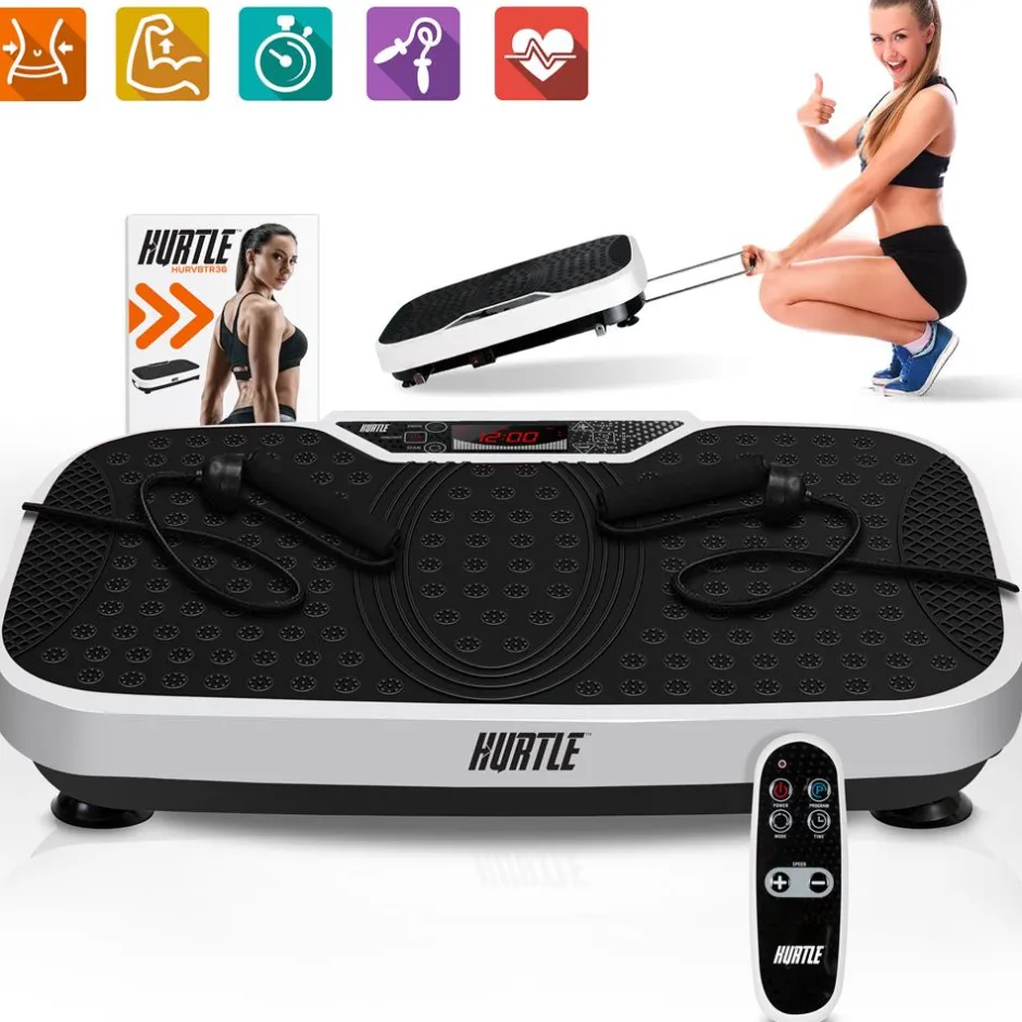 Vibration Platform Machine for Fast Weight Loss, Adjustable Speed, Portable<Hurtle Hot