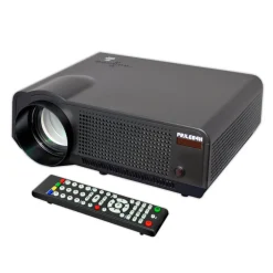 Video Projector 1080p HD, 120" Screen, Built-in Speaker, USB, HDMI<Pyle