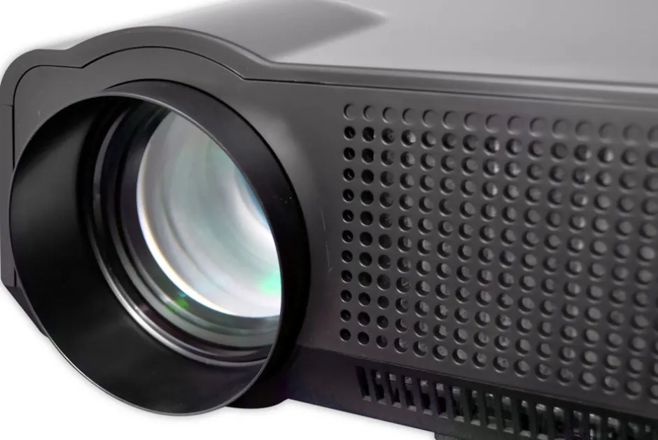 Video Projector 1080p HD, 120" Screen, Built-in Speaker, USB, HDMI<Pyle