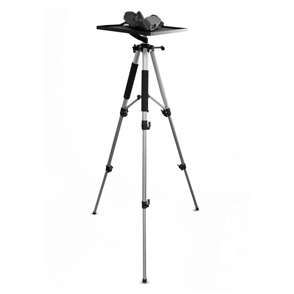 Video Projector Stand, Adjustable Height, 360° Rotating Tray, Aluminum<Pyle Outlet