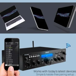 200W Bluetooth Home Stereo Amplifier with FM & USB<Pyle Outlet