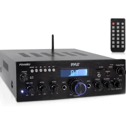 200W Bluetooth Home Stereo Amplifier with FM & USB<Pyle Best