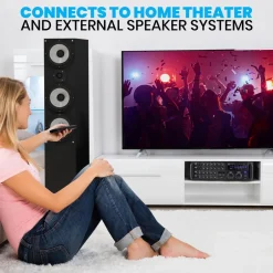 2000W Bluetooth Mixing Amplifier, Karaoke/PA, USB/SD, Rack Mountable<Pyle Clearance