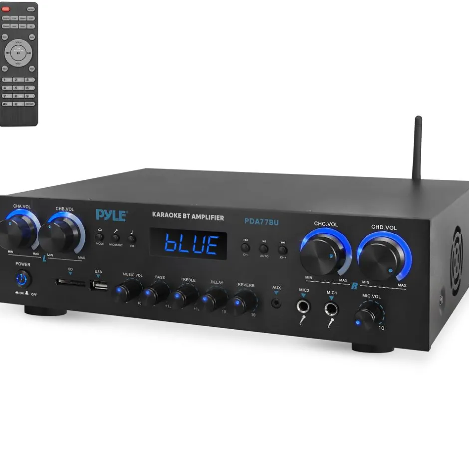 800W Bluetooth Stereo Amplifier with FM Radio & USB<Pyle Discount